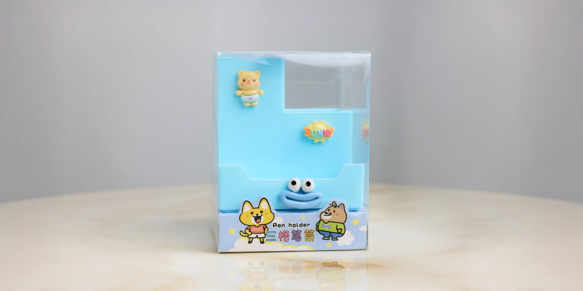 [ZJL-0171 PEN HOLDER 1X128PC 4PC] PEN HOLDER TRAY PLAIN-0171