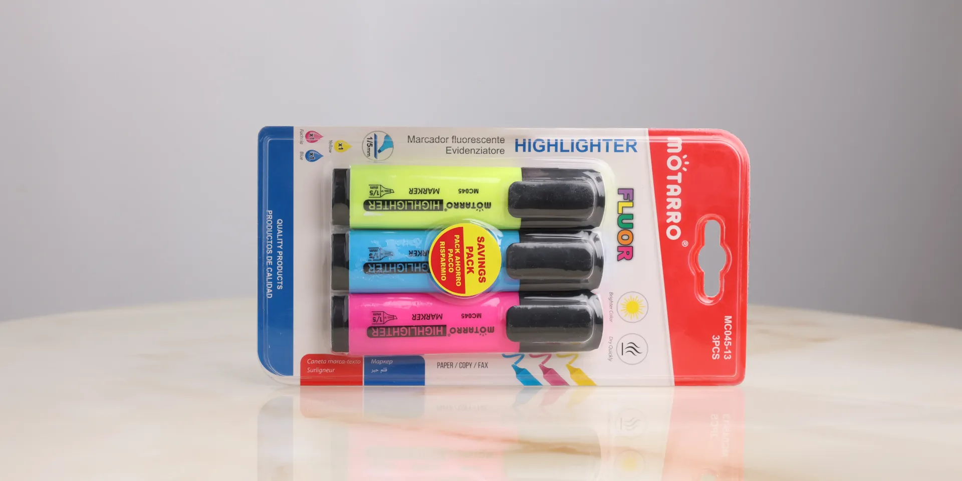 [MOTARRO HIGH LIGHTER 3PC MC045-13] HIGH LIGHTER 3PC