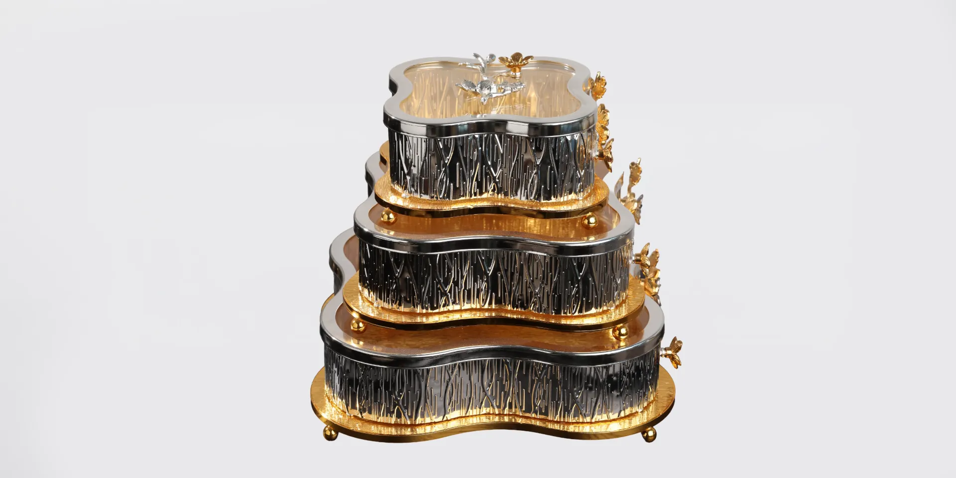 [ZG060-4S] SILVER NUT SET-ZG060-4S