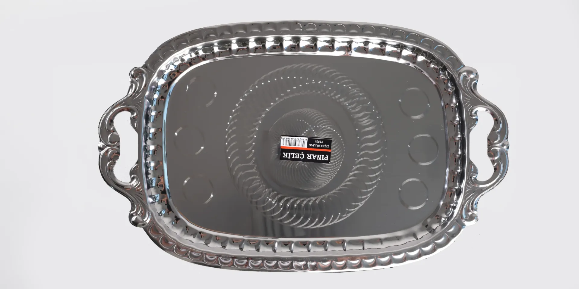 [TEP1] SQUARE AND FLOWER TEA TRAY