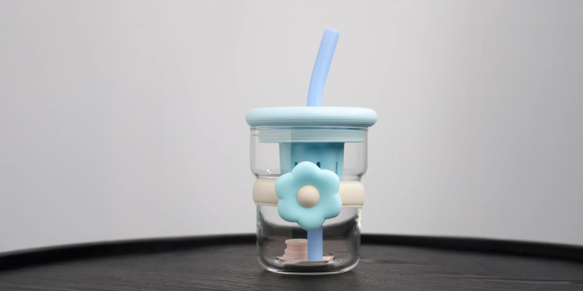 Colorful Summer Little Flower Straw Cup 500ML