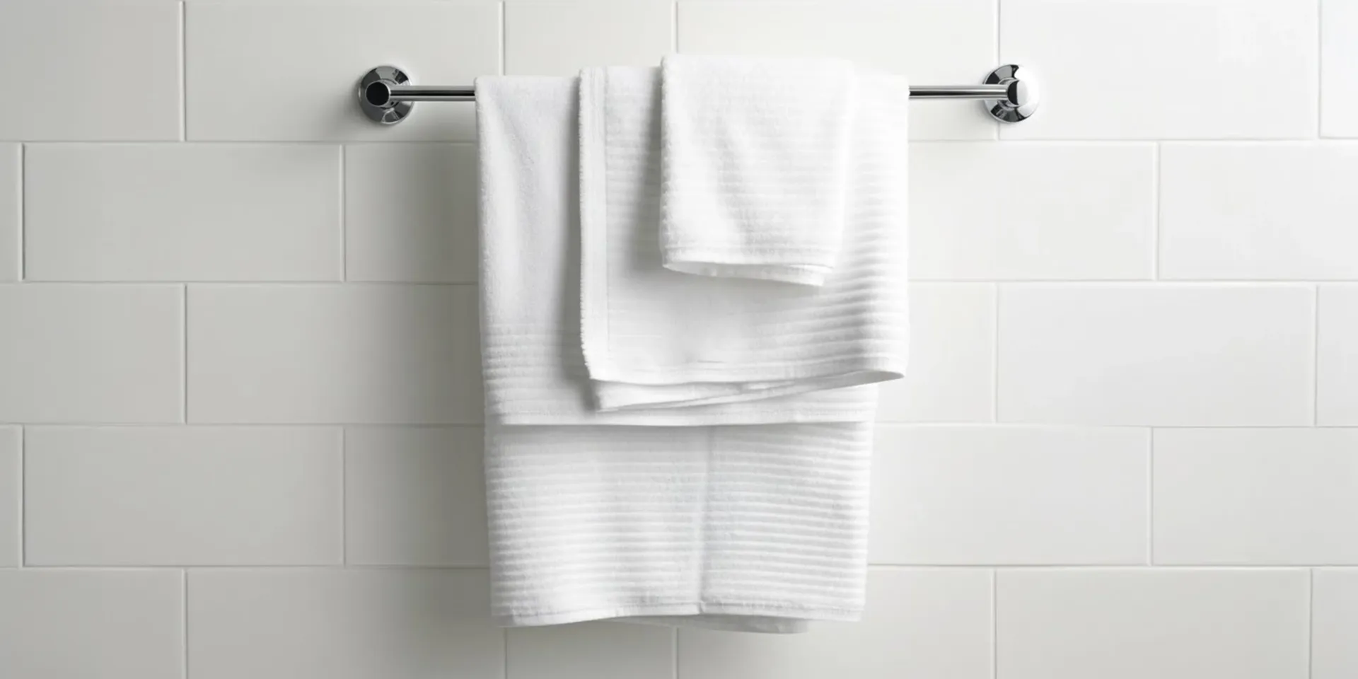 White striped square scarf